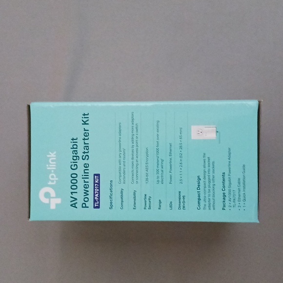 TP Link AV1000 Gigabit Powerline Ethernet Adapter Kit - Picture 7 of 7